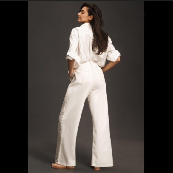 Brand New Women's Moon River High-Rise Straight-Leg Jeans - Picture 2 of 8